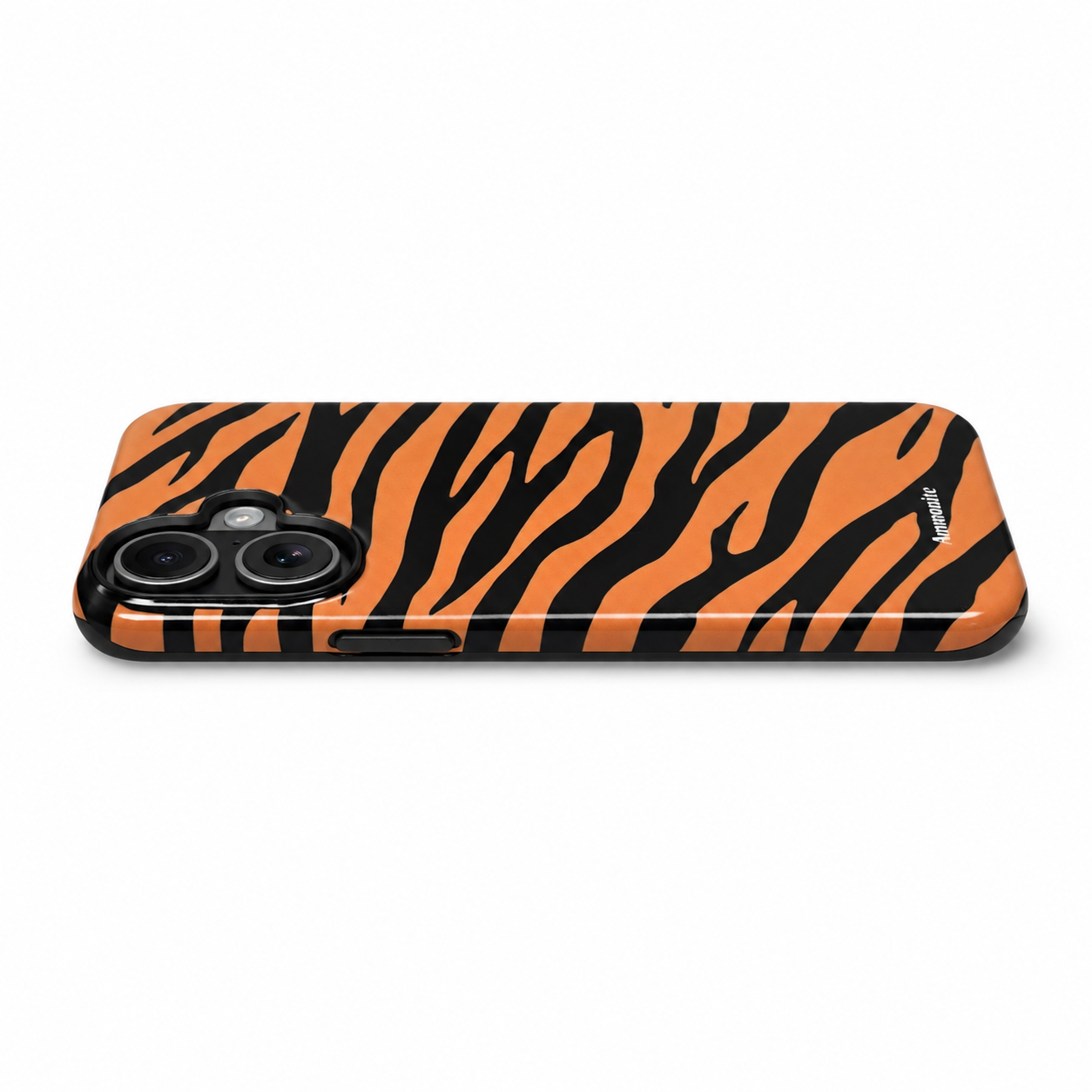 Tiger Stripe Case for iPhone 17 Orange & Black