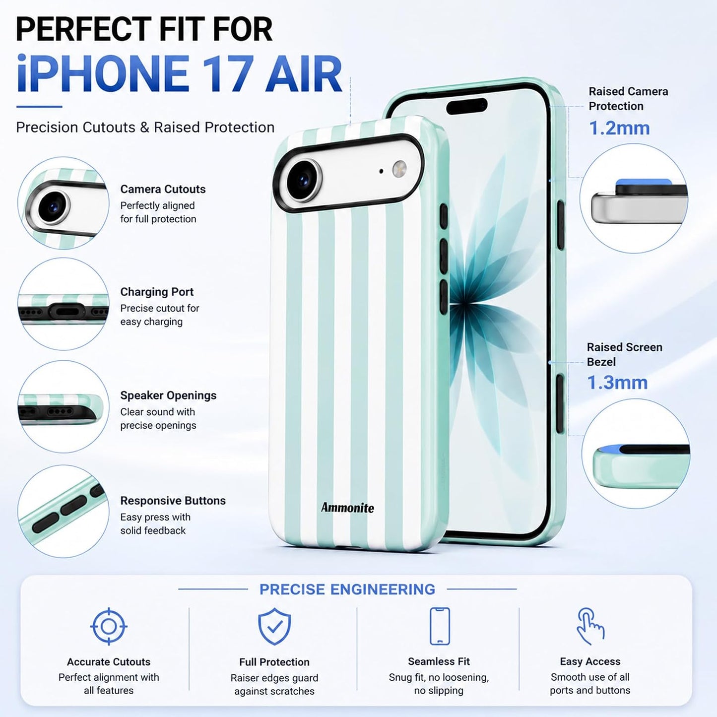 iPhone 17 Air Case – Ultra Slim Shockproof Protective Cover