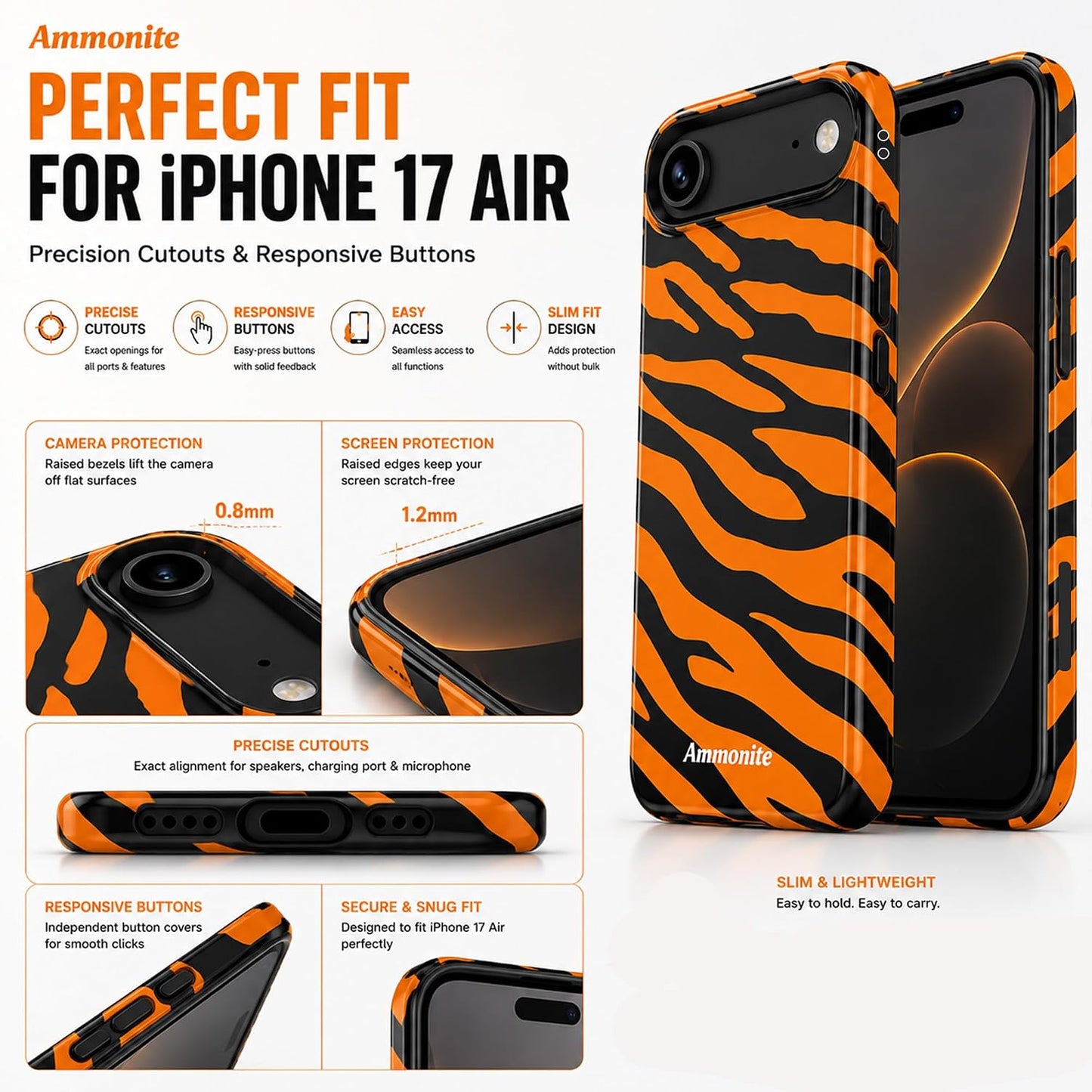 iPhone 17 Air Case – Ultra Slim Shockproof Protective Cover